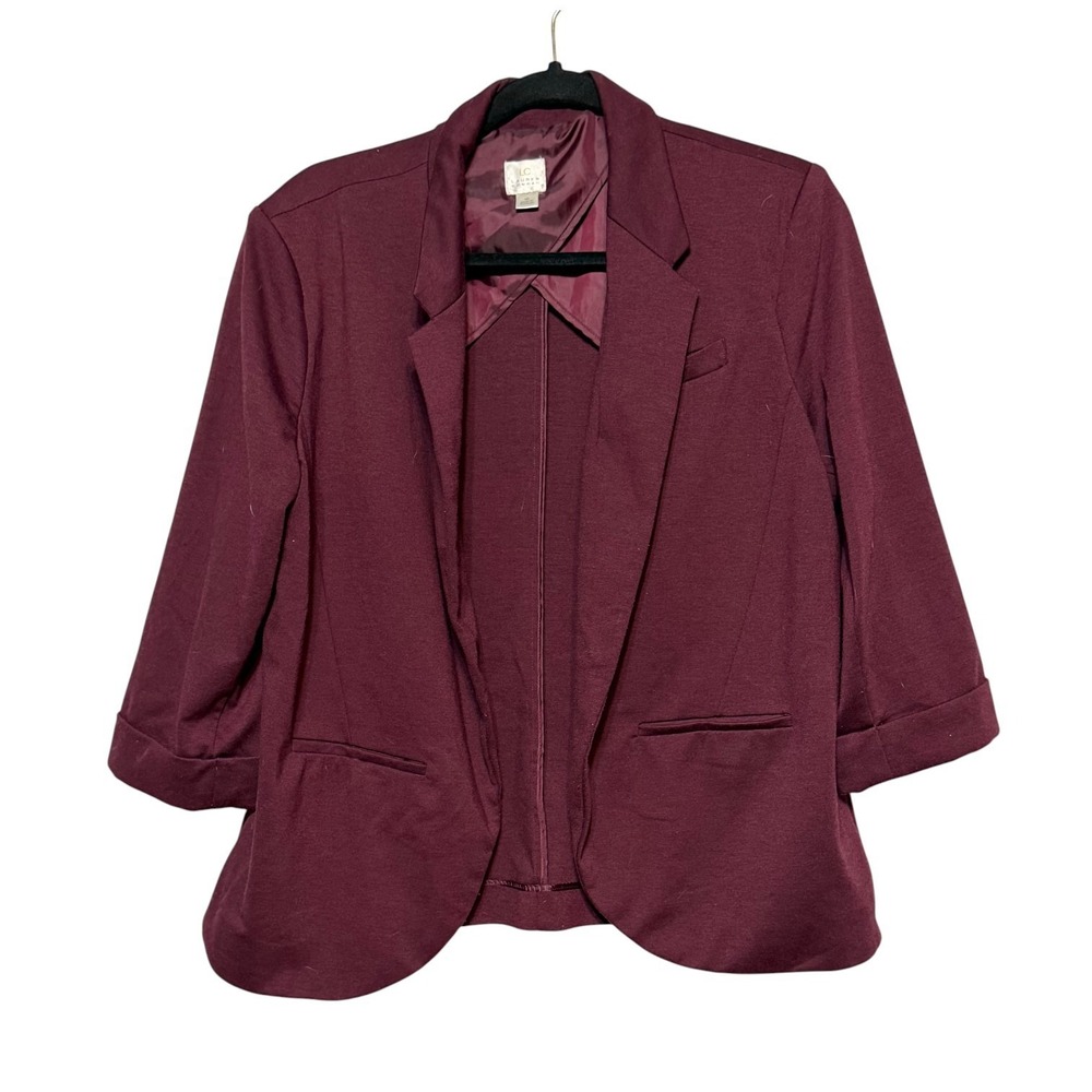LC Lauren Conrad Old Money Tailored Blazer Womens Size 16 Power Power Minimalism